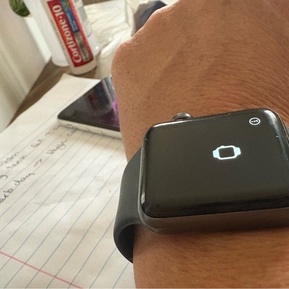 Apple Silver and Black Smartwatch - Picture 2 of 5